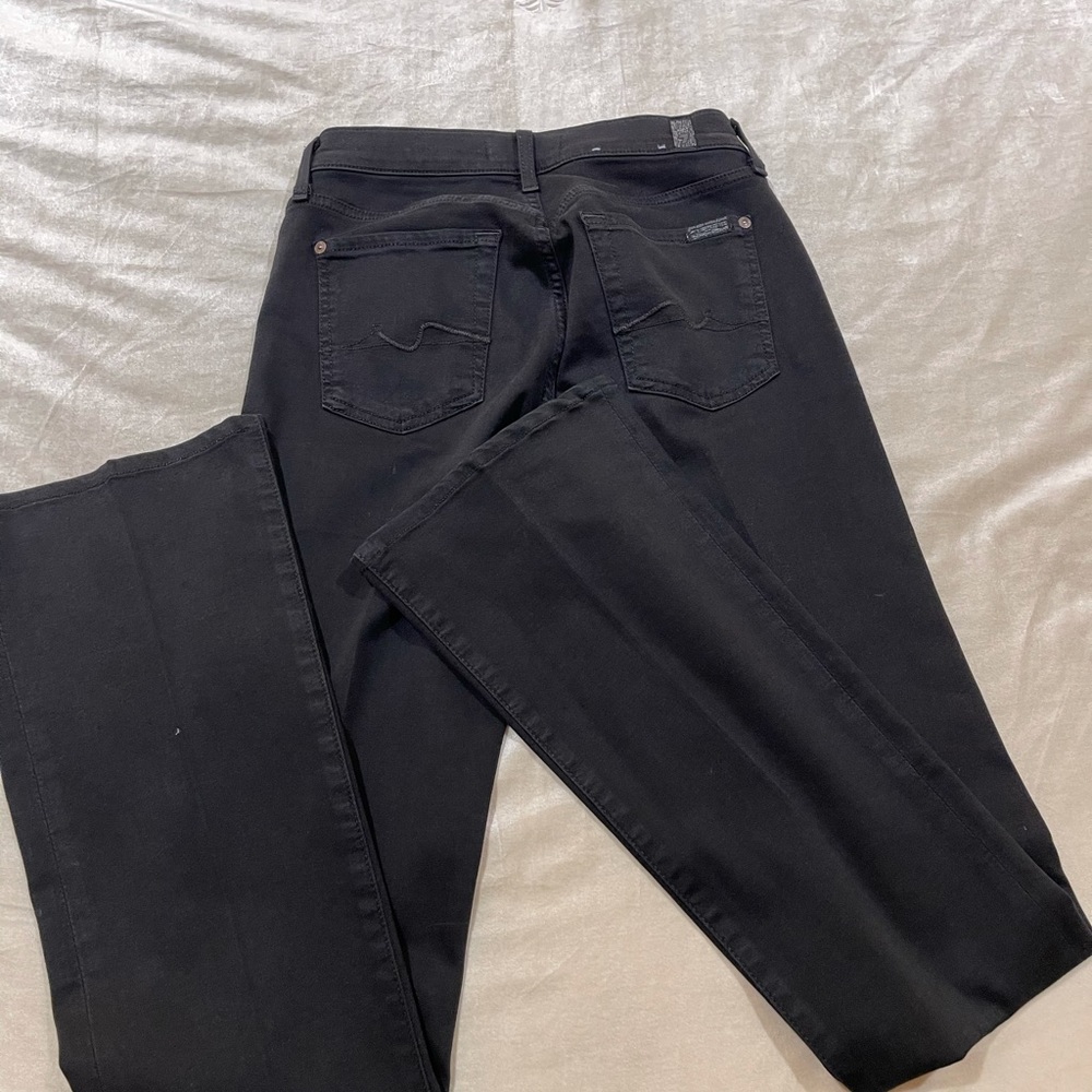 Black jeans flare